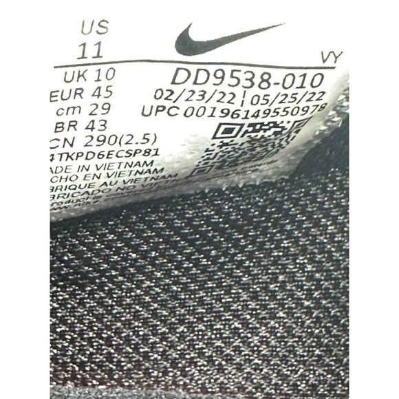 Men's Nike KD Trey 5 X Mid Basketball Shoes Black DD9538-010 NEW Size 11 - Picture 12 of 12